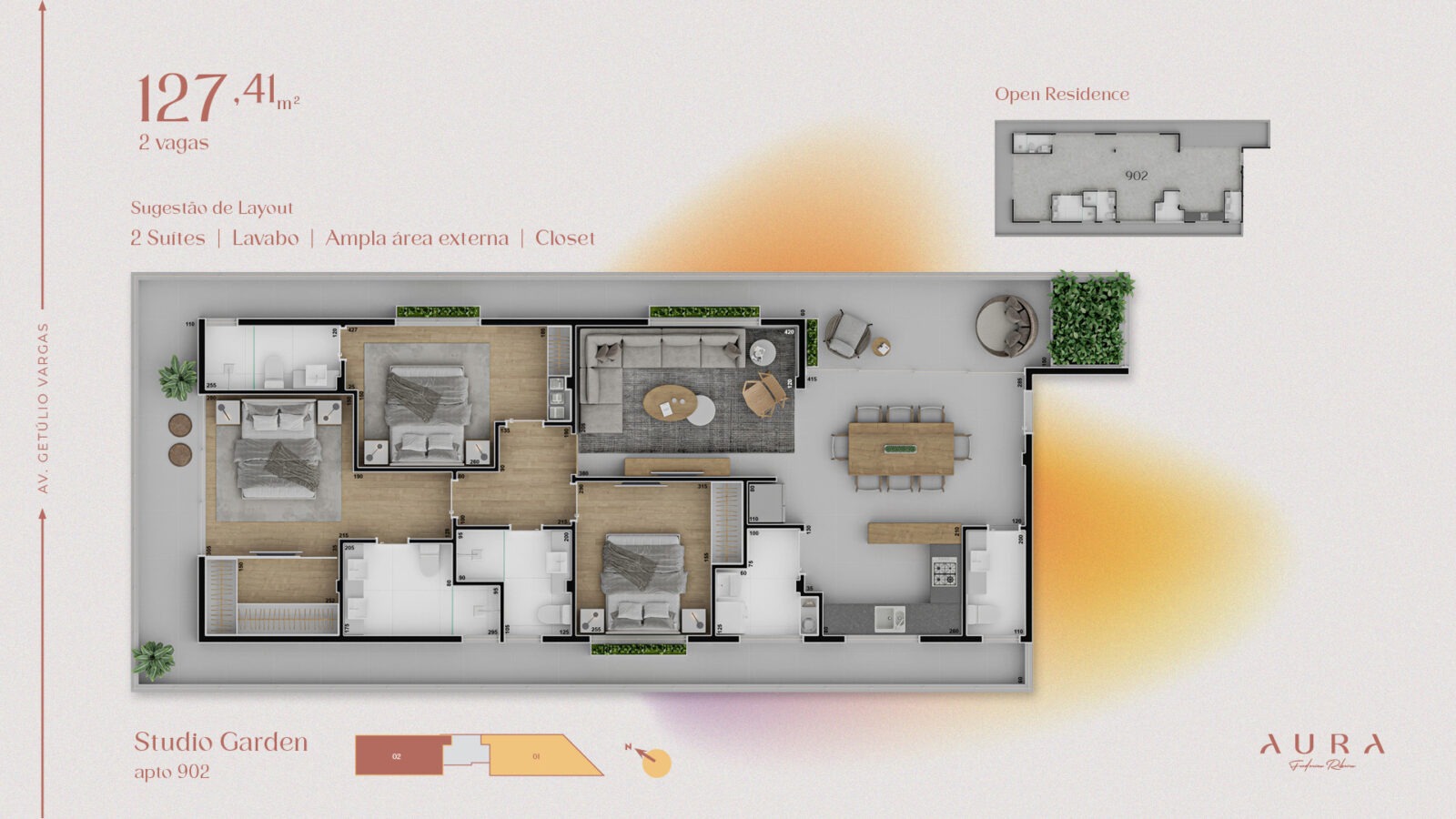 Aura Frederico Ribeiro - Studios Open Residences no Funcionários