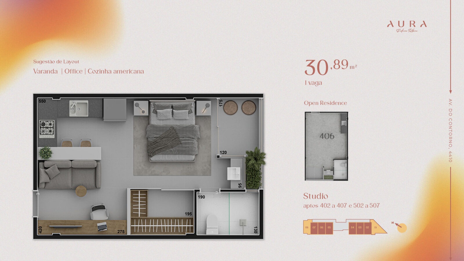 Aura Frederico Ribeiro - Studios Open Residences no Funcionários