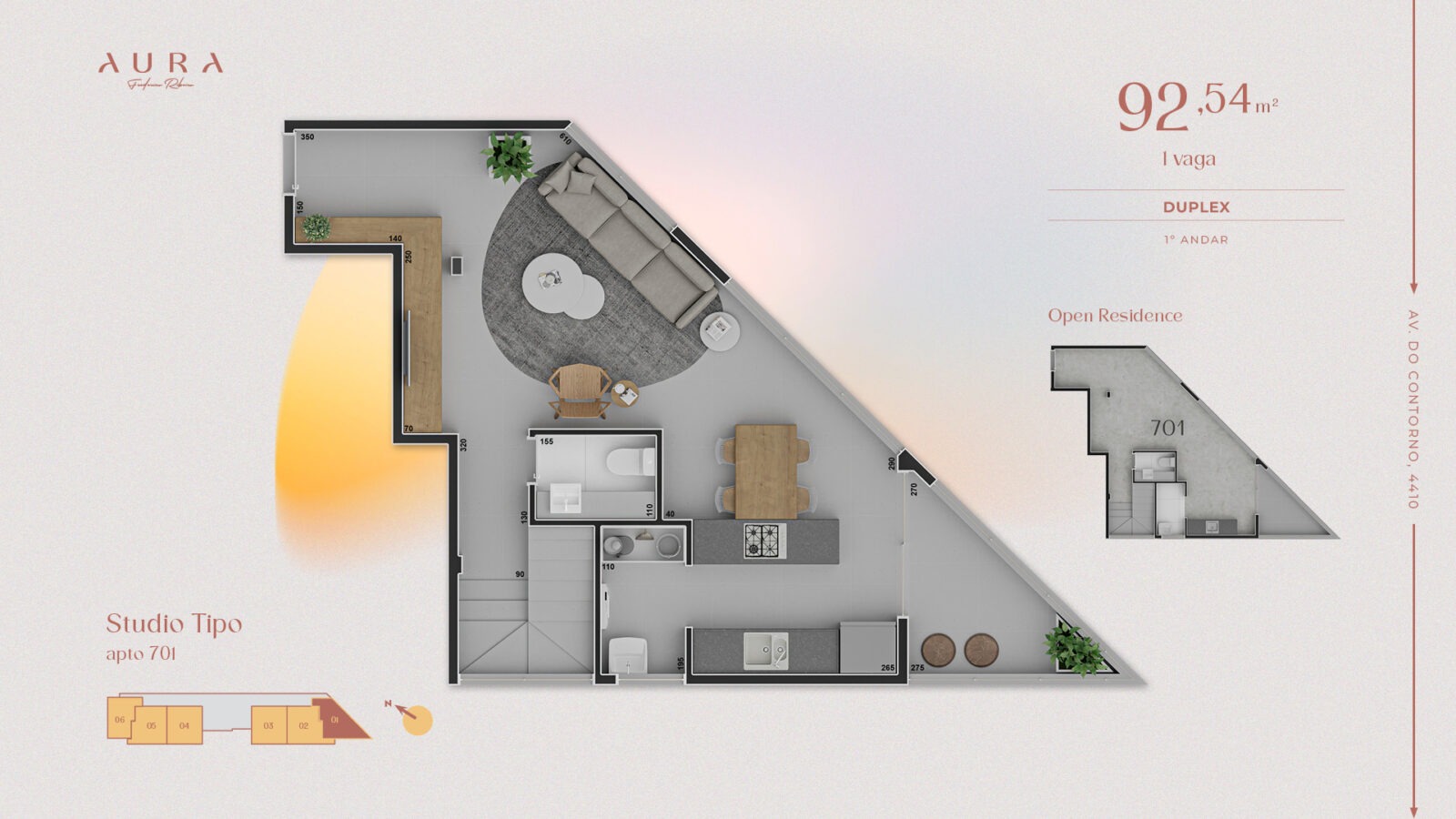 Aura Frederico Ribeiro - Studios Open Residences no Funcionários