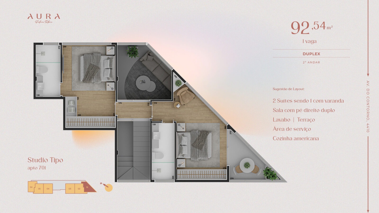 Aura Frederico Ribeiro - Studios Open Residences no Funcionários