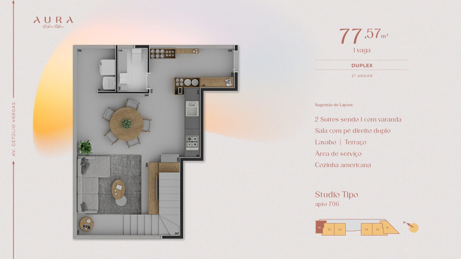 Aura Frederico Ribeiro - Studios Open Residences no Funcionários